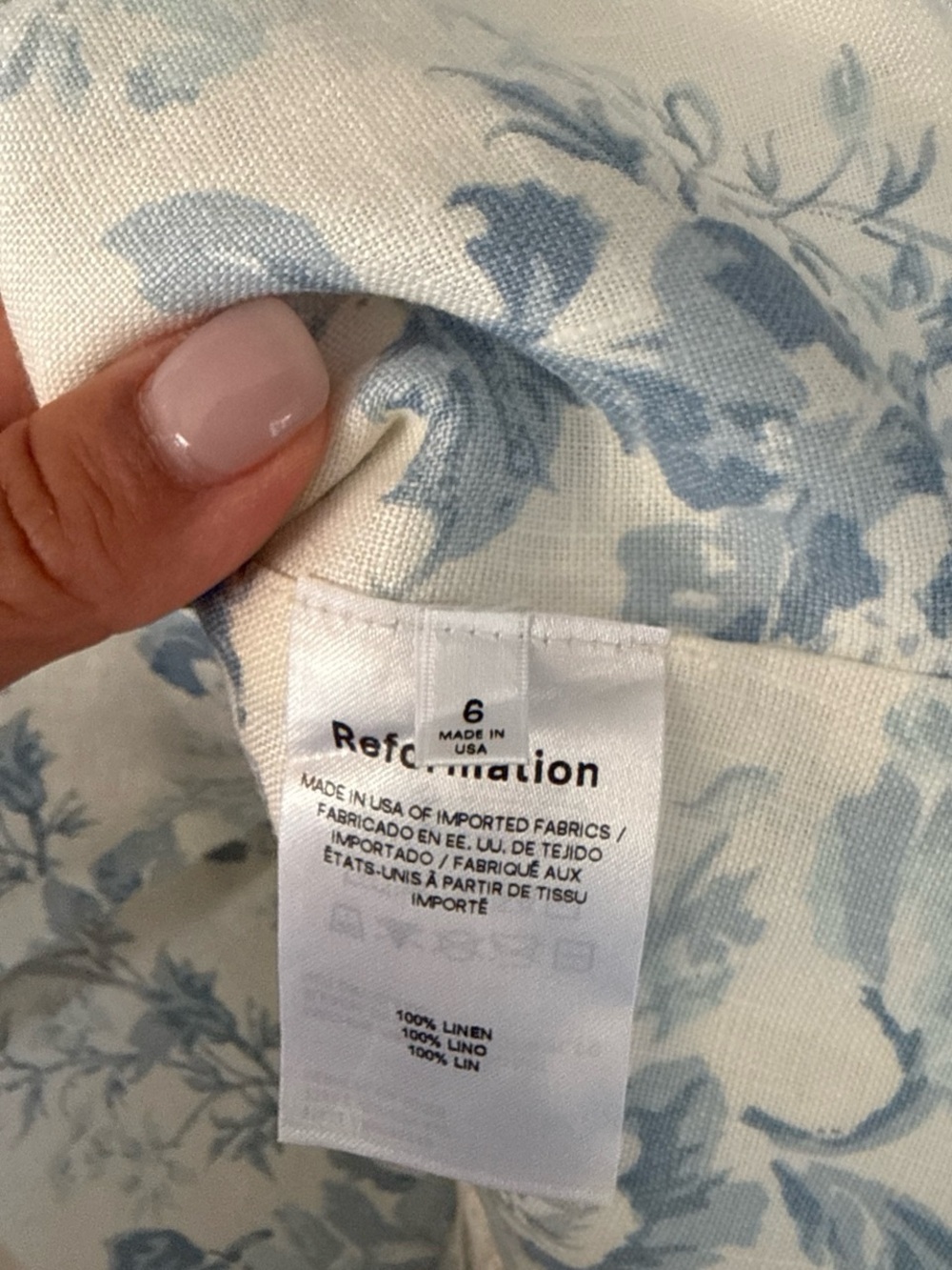 Reformation Eden Linen top - Picture 6 of 6